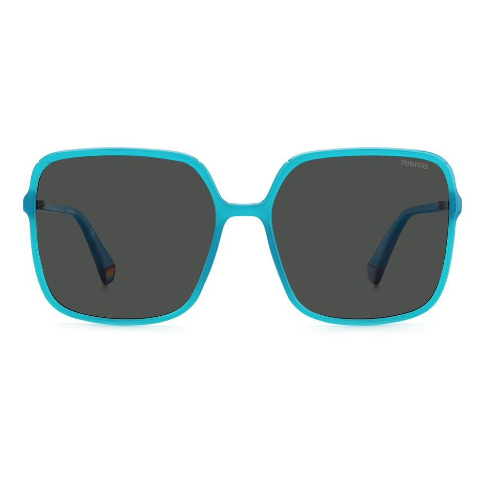 Polaroid Blue Plastic Sunglasses POPLD6128SMVUM9AC