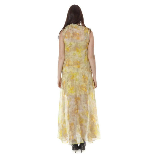 John Galliano Yellow Polyester Dress JO-2375-44