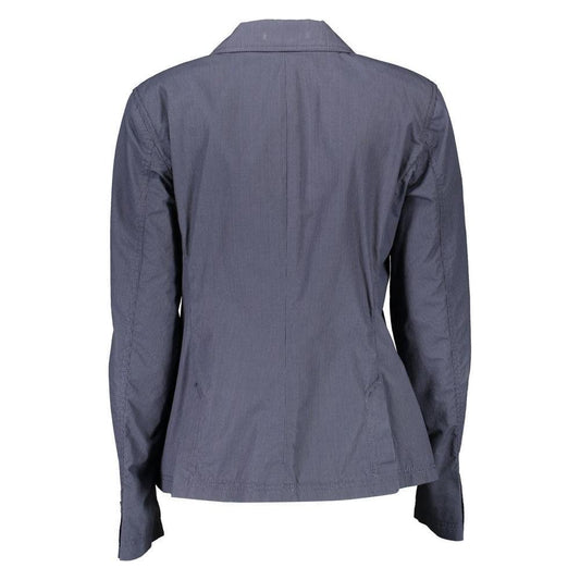 Gant Blue Cotton Women Jacket GA-3056-40
