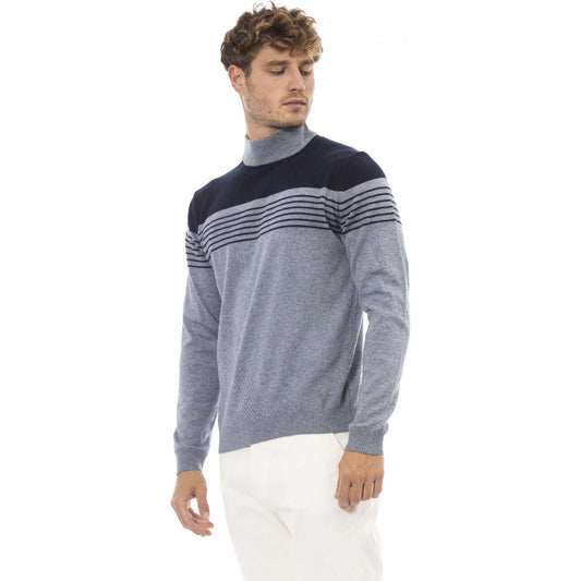 Alpha Studio Sweaters AU123H_9002SKYNAVY:401494