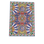 Dolce & Gabbana Multicolor Carretto Siciliano Envelope Post Card Holder