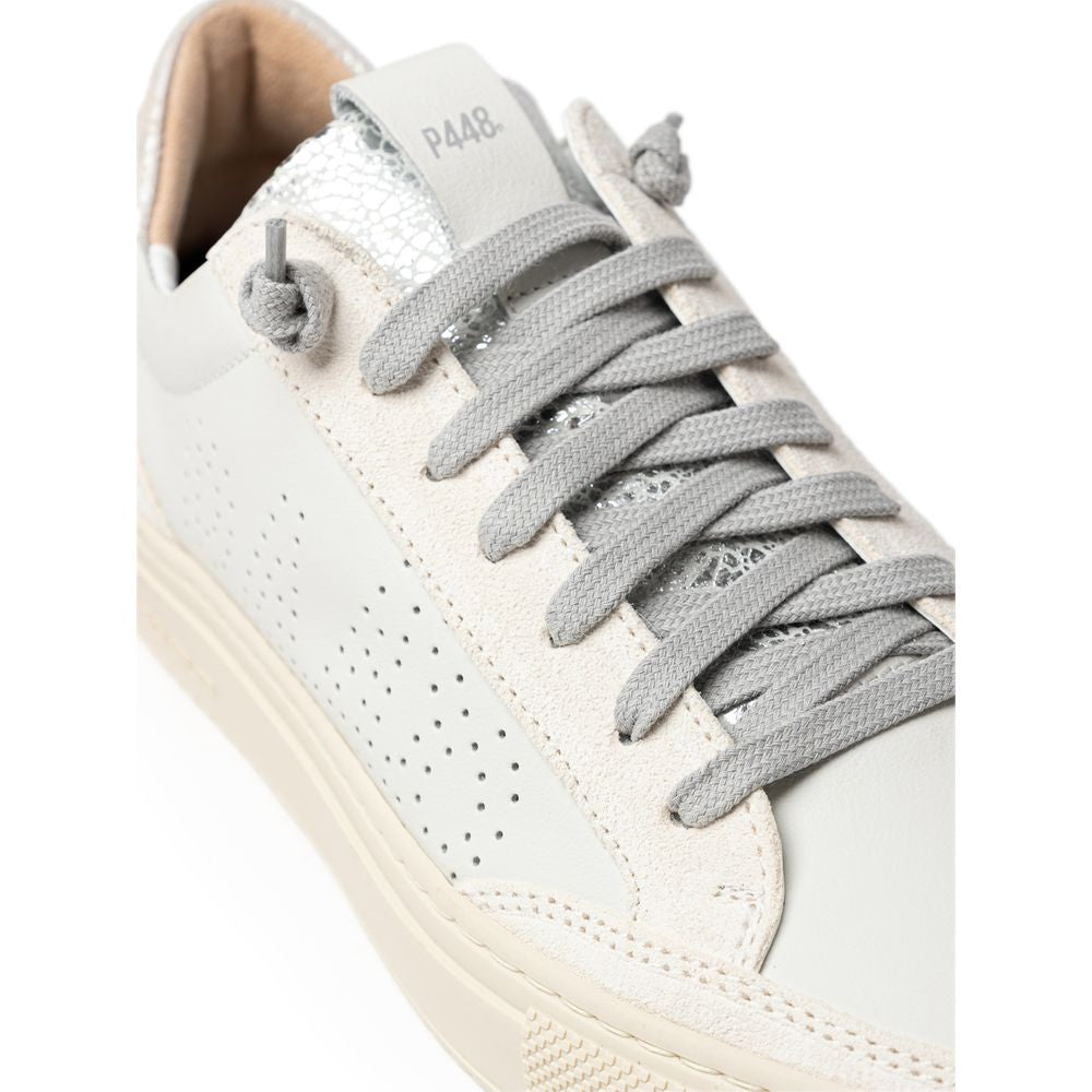 P448 White Leather T-Shirt1728,67397976224,Clothing,EU41/US11,New with tags,P448,Shoes,Sneakers - Women - Shoes,T-Shirts - Clothing,T-Shirts - T-Shirts - Clothing,White,Women,Women - Shoes