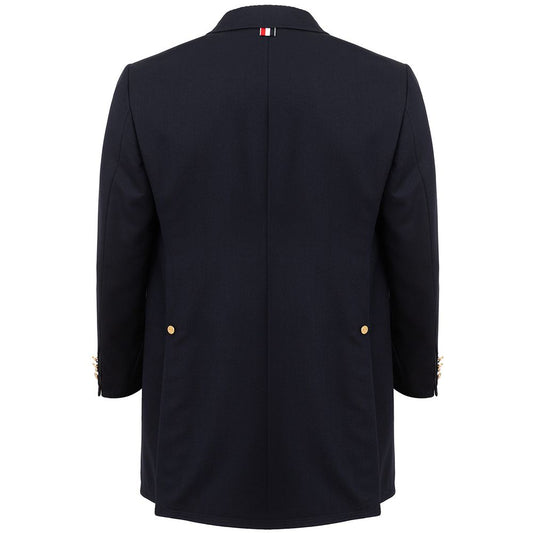 Thom Browne Elegant Wool Jacket in Signature Blue TH-3768673-IT50 | L