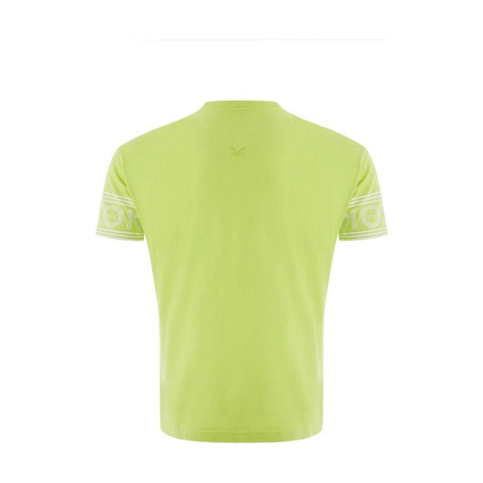 Kenzo Sunny Yellow Cotton Tee For Stylish Men KE-1371669-XS
