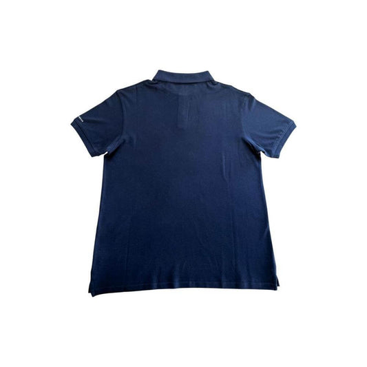 Trussardi Beachwear Blue Cotton Men's Polo Shirt TR-24809-M