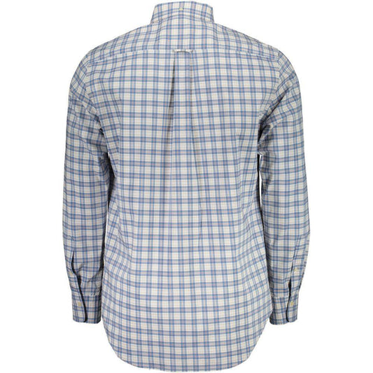 Gant Blue Cotton Men Shirt GA-2082-S