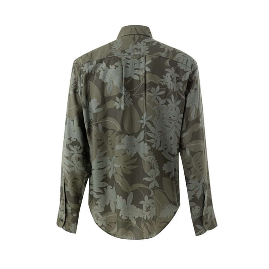 Tom Ford Green Lyocell Shirt TO-9210674-38