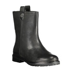 Ralph Lauren Black Leather Women Boot RA-36833-EU37/US7