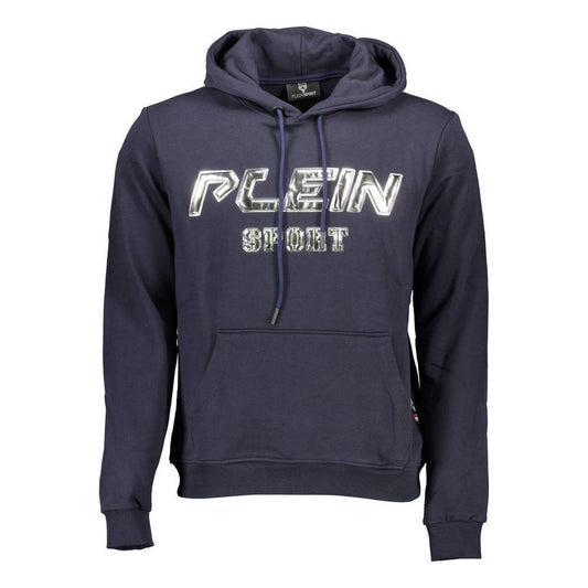 Plein Sport Blue Cotton Men Sweater PL-36927-S