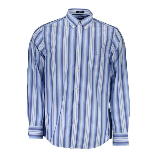 Gant Blue Cotton Men Shirt GA-37147-S