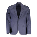Gant Blue Cotton Men Jacket GA-37818-IT50 | L