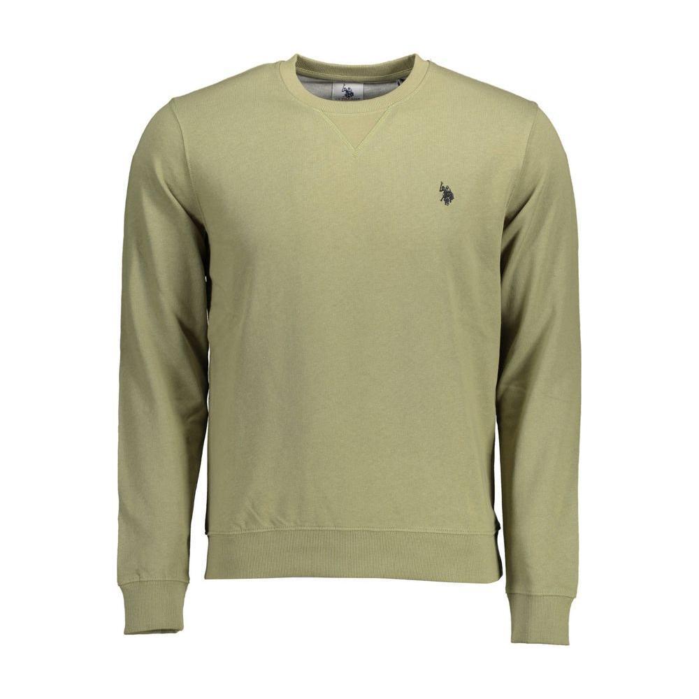 U.S. POLO ASSN. Green Cotton Men Sweater US-12704-XXL