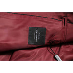 Dolce & Gabbana Bordeaux Silk 2 Piece Single Breasted Suit KOS2325-50