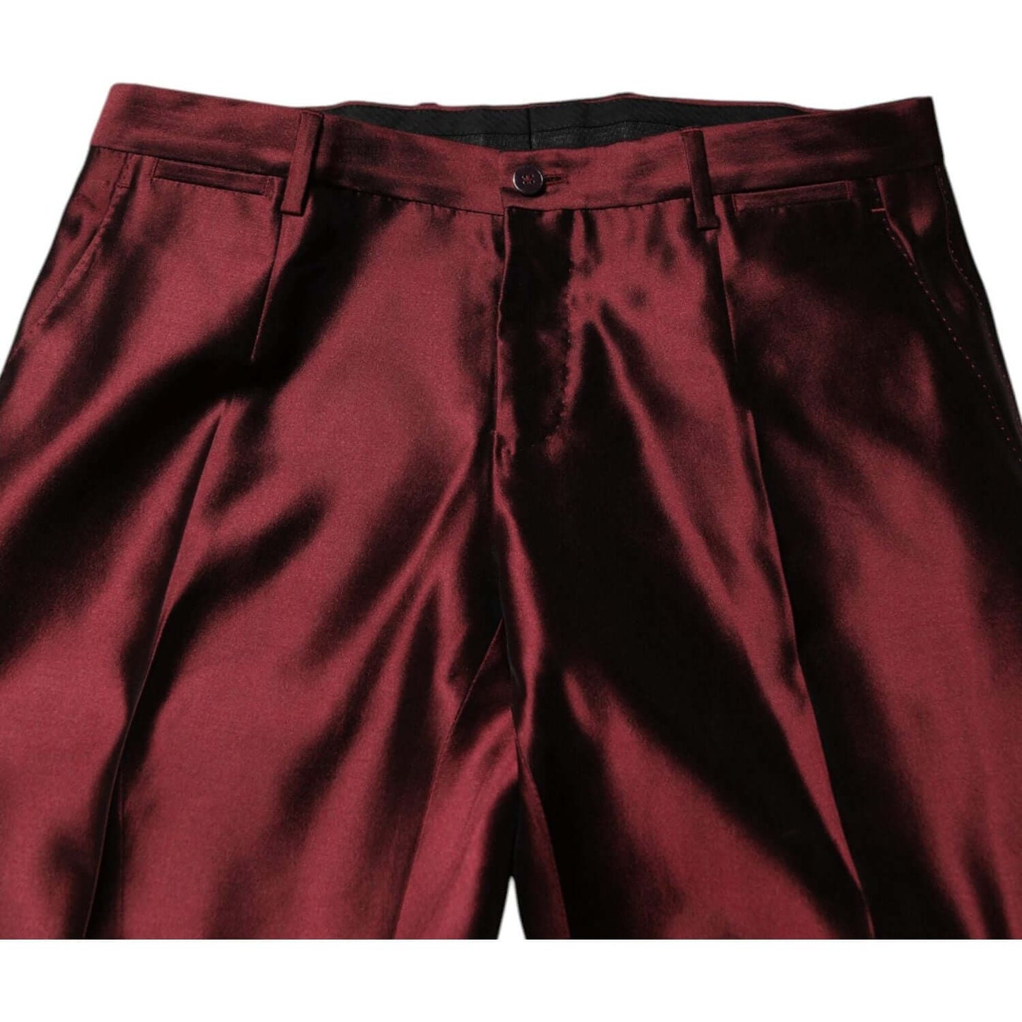 Dolce & Gabbana Bordeaux Silk 2 Piece Single Breasted Suit KOS2325-50