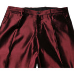 Dolce & Gabbana Bordeaux Silk 2 Piece Single Breasted Suit KOS2325-50