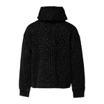 Dolce & Gabbana Black Leopard Full Zip Hooded Sweatshirt Sweater TSH90594-52