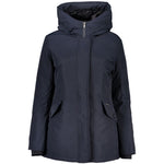 Woolrich Blue Cotton Jackets & Coat WO-24352-L