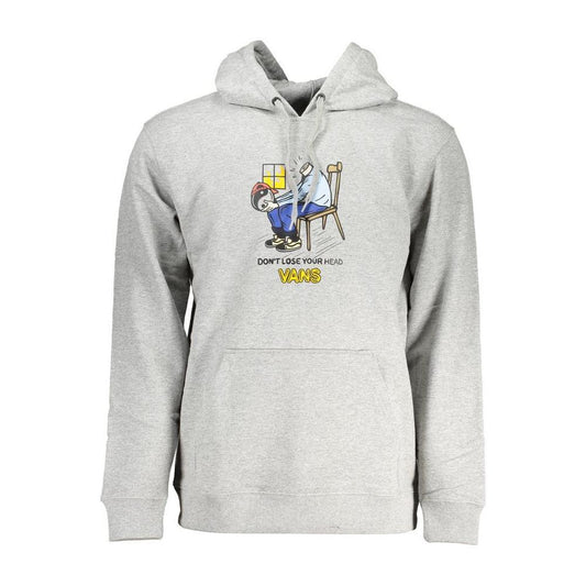 Vans Gray Cotton Men Sweater VA-19353-S