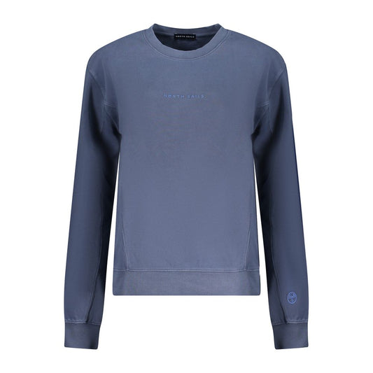 North Sails Blue Cotton Women Sweater