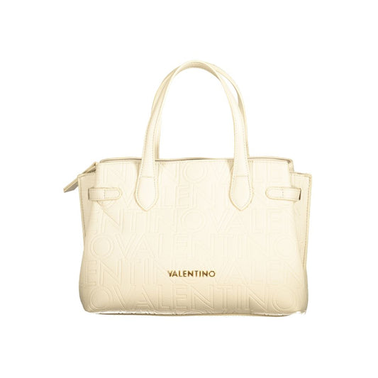 Mario Valentino Beige Polyurethane Women Handbag