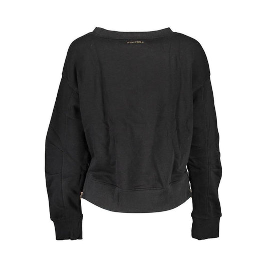 Guess Jeans Black Cotton Women Sweater GU-36970-L