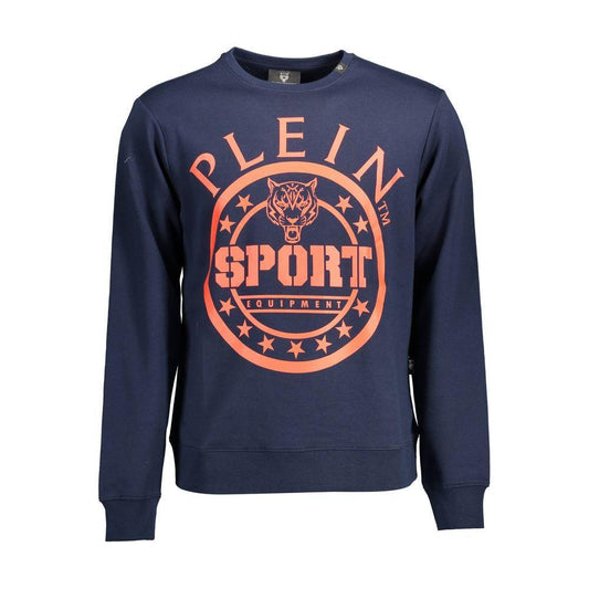 Plein Sport Blue Cotton Men Sweater PL-37020-S