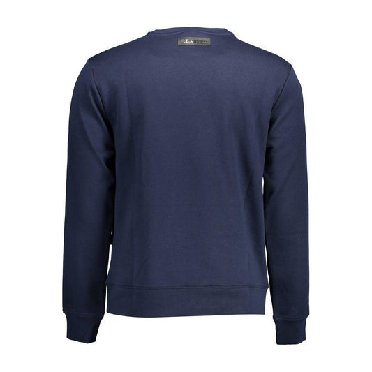 Plein Sport Blue Cotton Men Sweater PL-37020-S