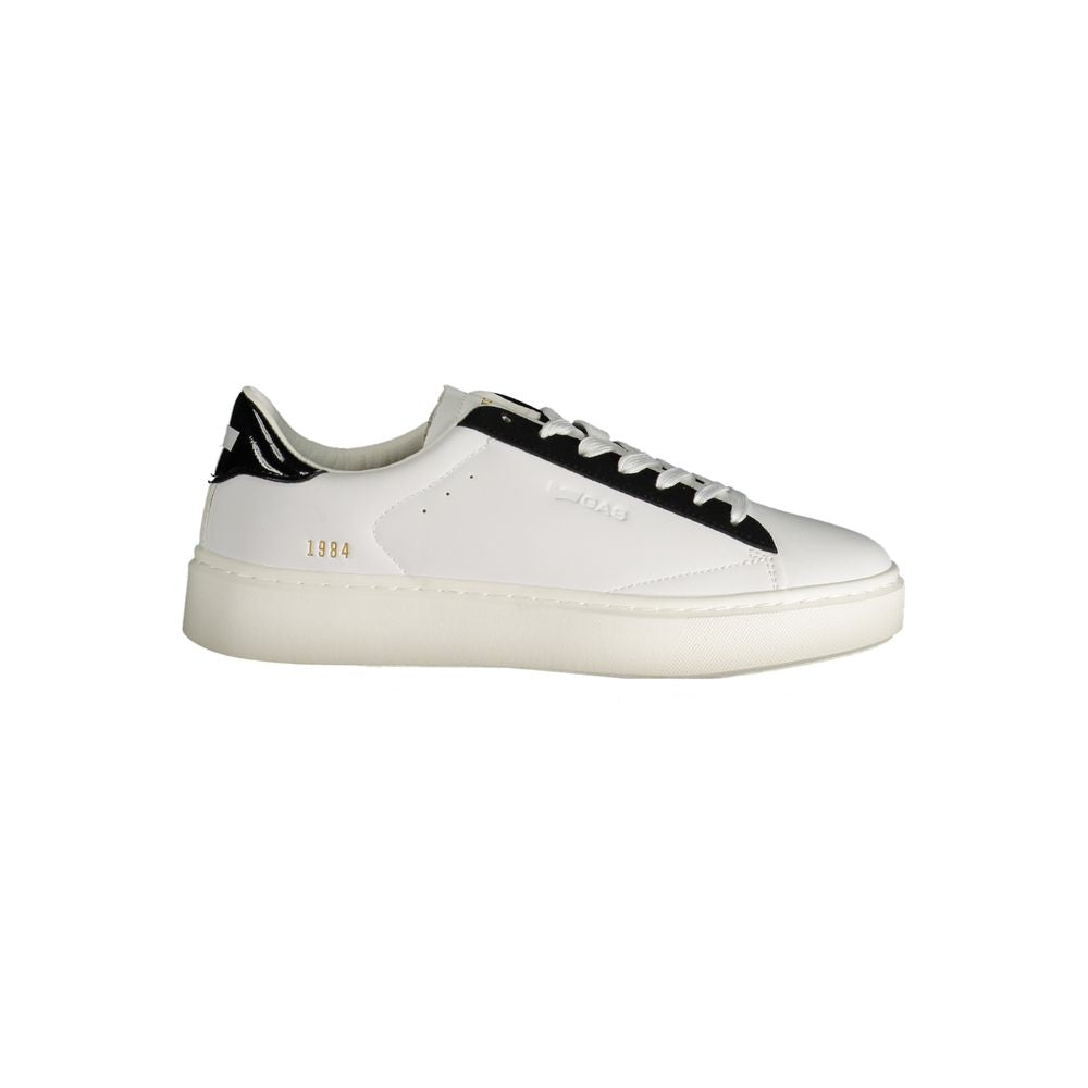 Gas White Polyester Women Sneaker GA-38616-EU36/US6