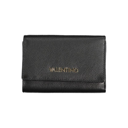 Valentino Black Polyurethane Women's Wallet