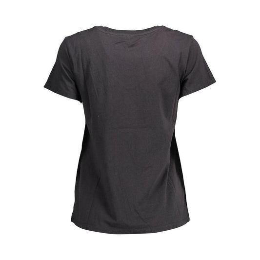 Levi's Black Cotton Women T-Shirt LE-36897-XS