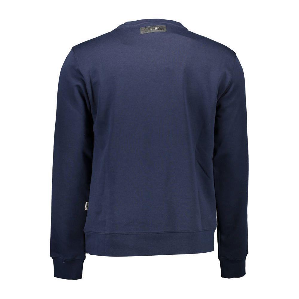 Plein Sport Blue Cotton Men Sweater PL-36967-S