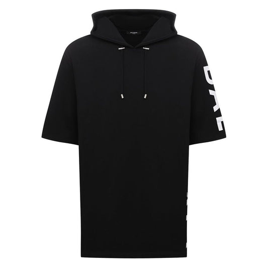 Balmain Black Cotton Sweater