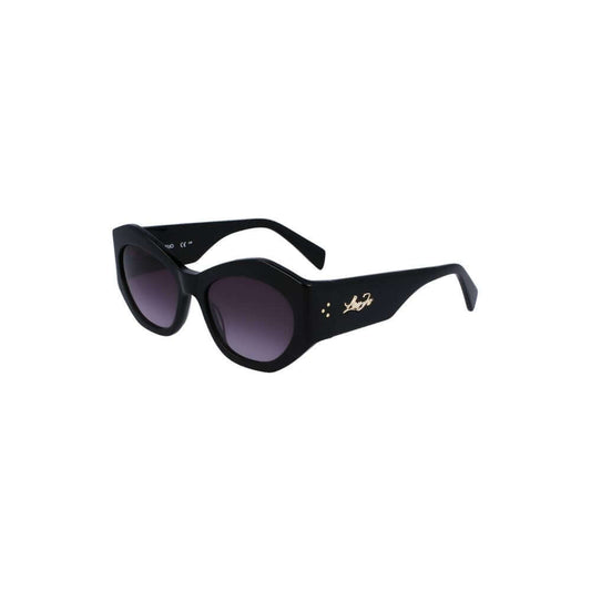 Liu Jo "Black Acetate Women Sunglasses" LI-29705