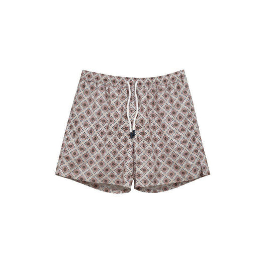Gran Sasso Pink Polyester Swim Short
