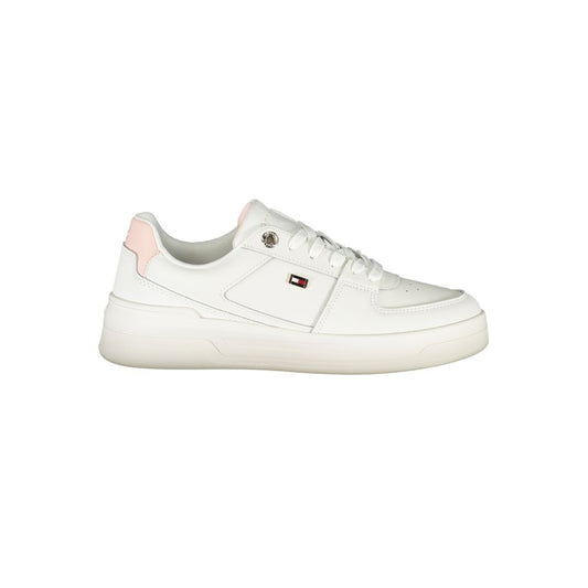 Tommy Hilfiger White Leather Women Sneaker 1728,67403481248,Athletic - Sneakers - Shoes,EU36/US6,EU37/US7,EU38/US8,EU39/US9,EU40/US10,EU41/US11,New with tags,Shoes,Sneakers - Shoes,Tommy Hilfiger,White,Women