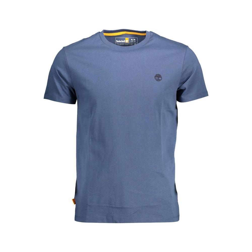 Timberland Blue Organic Cotton Men T-Shirt TI-36858-S
