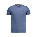 Timberland Blue Organic Cotton Men T-Shirt TI-36858-S