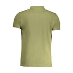 Cavalli Class Green Cotton Polo Shirt CA-30267-M