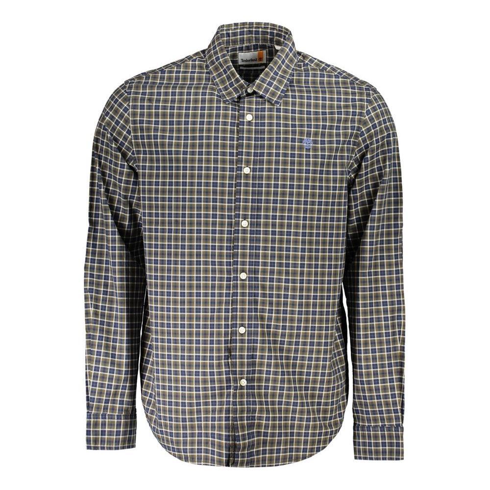 Timberland Blue Cotton Shirt TI-31666-M