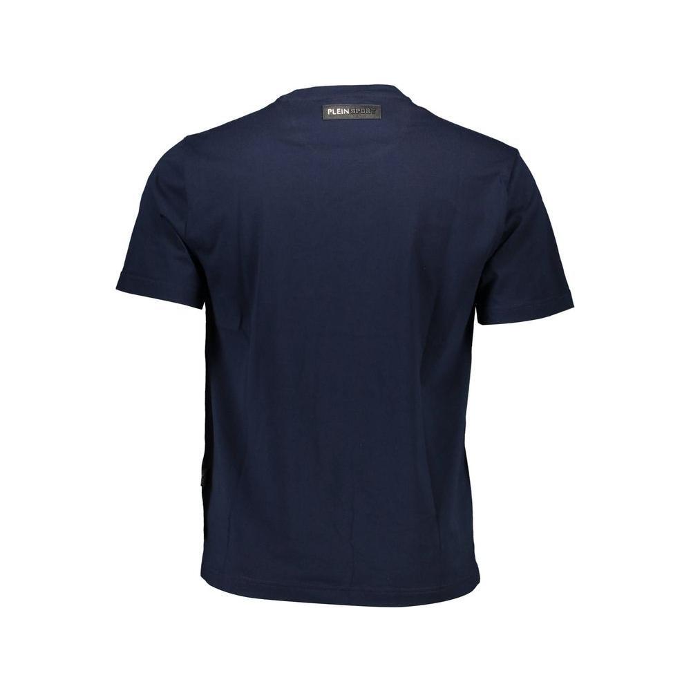 Plein Sport Blue Cotton Men T-Shirt PL-38091-S