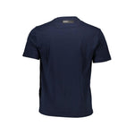 Plein Sport Blue Cotton Men T-Shirt PL-38091-S