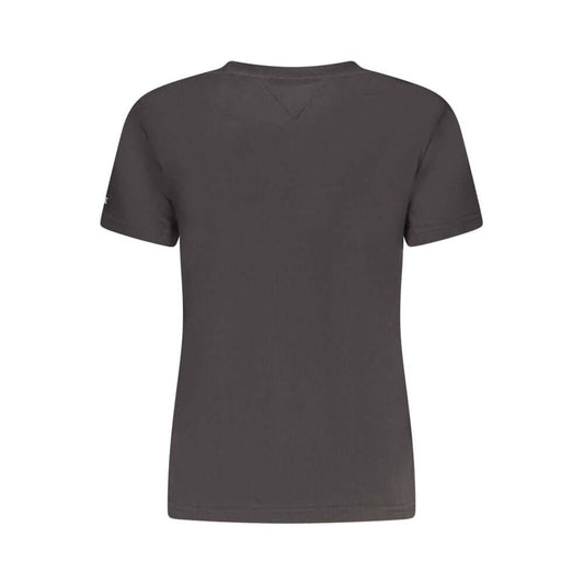 Tommy Hilfiger Black Cotton Women T-Shirt TO-38453-XS
