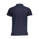 Norway 1963 Blue Cotton Men Polo Shirt NO-37829-L