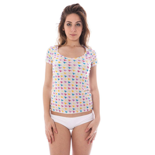 A-Style Bianco Nylon Women T-Shirt 1728,67403481248,A-Style,Clothing,II/M,III/L,IV,New with tags,T-Shirts - Clothing,T-Shirts - T-Shirts - Clothing,Tops & T-Shirts - Women - Clothing,White,Women,Women - Clothing