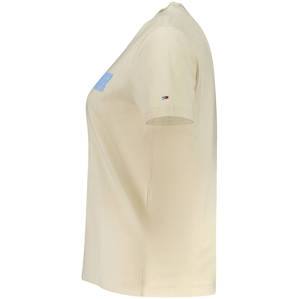 Tommy Hilfiger Beige Cotton Women Top TO-38432-XL