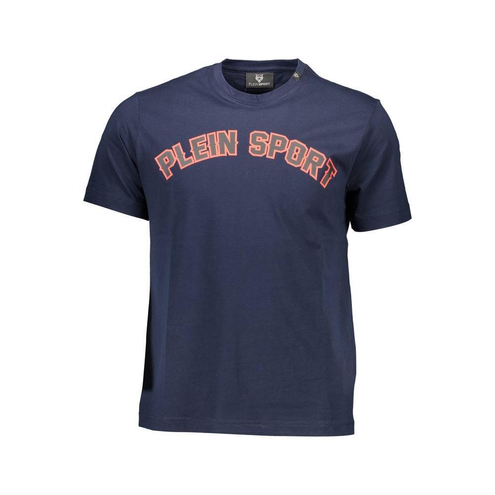 Plein Sport Blue Cotton T-Shirt PL-9553-S
