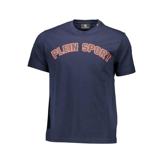 Plein Sport Blue Cotton T-Shirt PL-9553-S