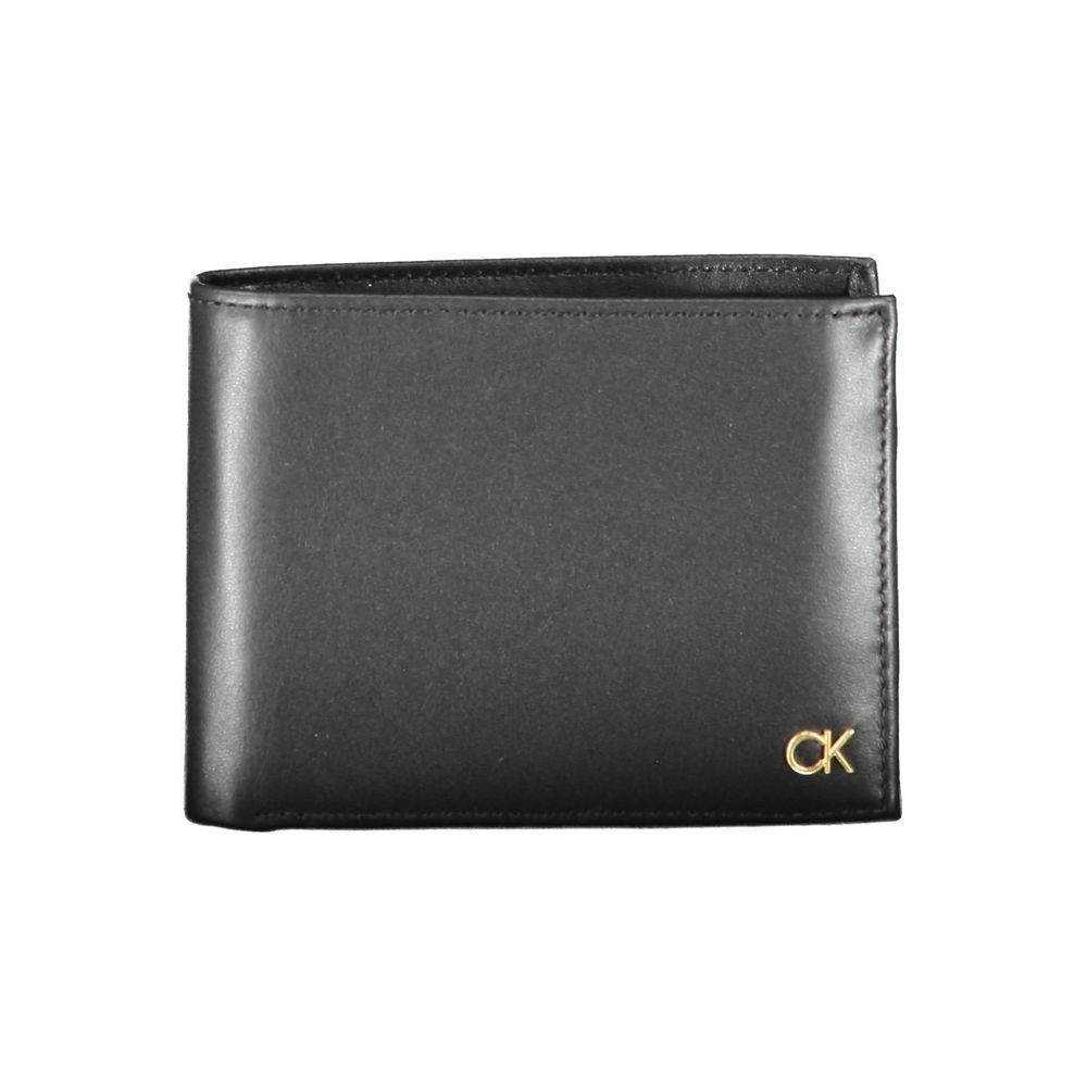 Calvin Klein Black Leather Men Wallet 1728,67403481248,Accessories,Black,Calvin Klein,Men,New with tags,Wallets - Accessories,Wallets - Wallets - Accessories