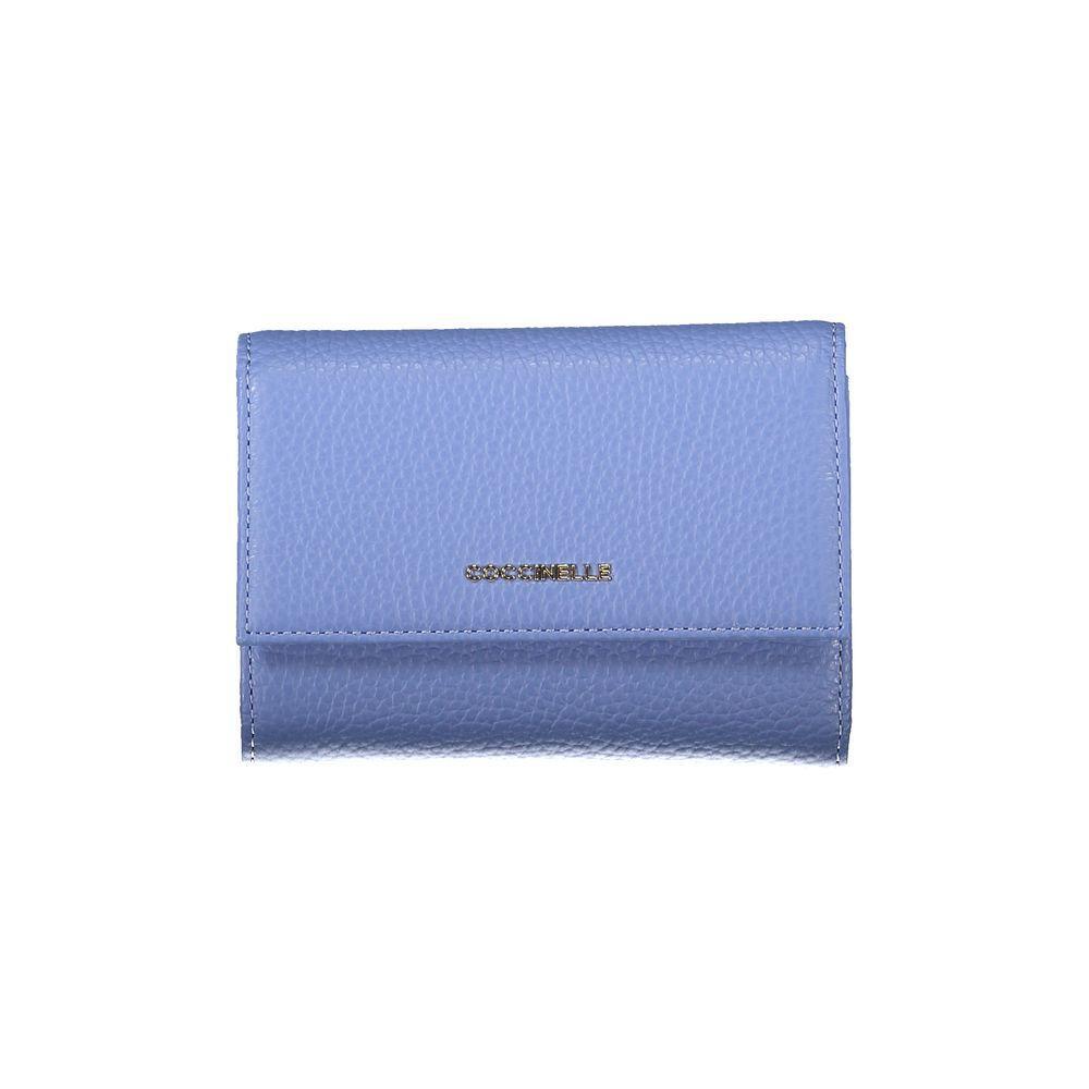 Coccinelle Blue Leather Wallet CO-34875