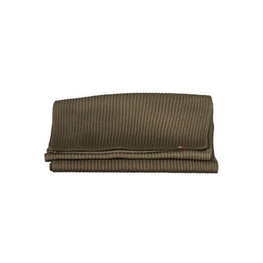 Tommy Hilfiger Green Cotton Scarf TO-25979